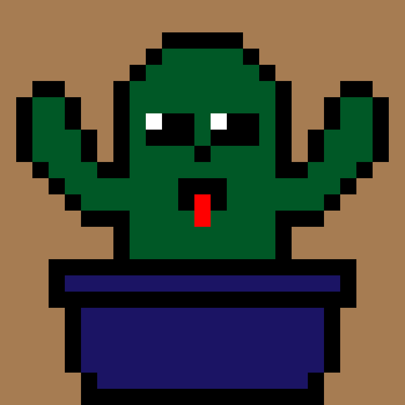 pixel cactus #3