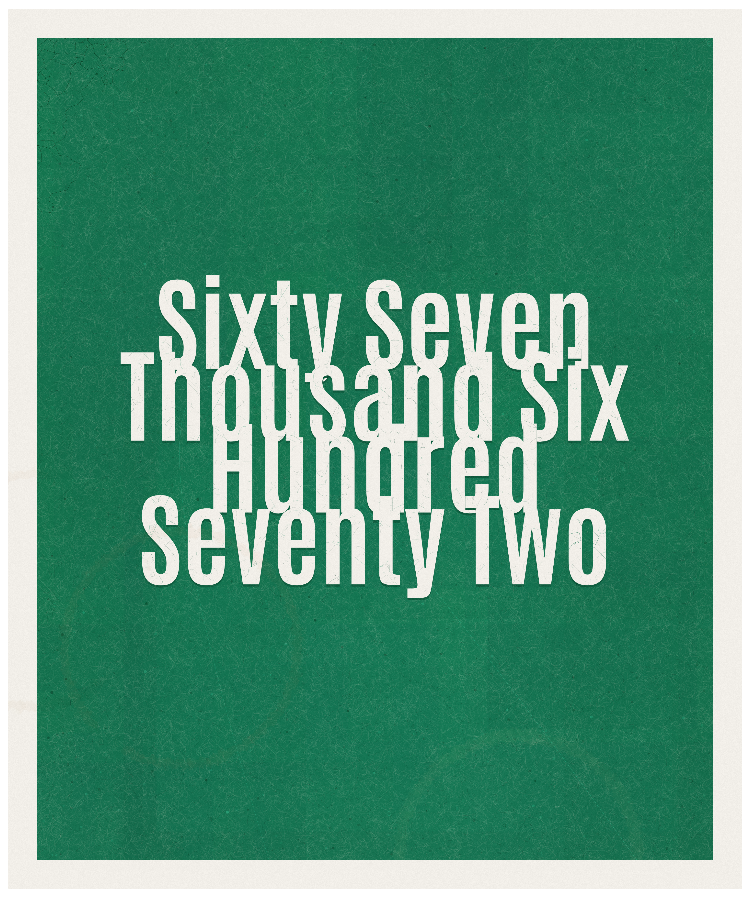 Count #67672