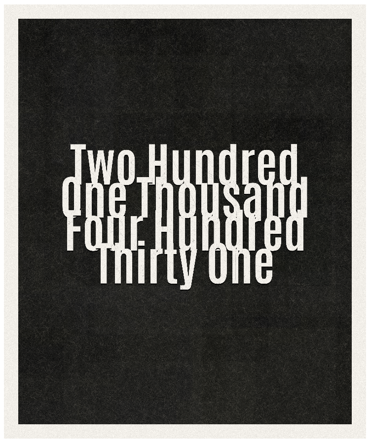 Count #201431