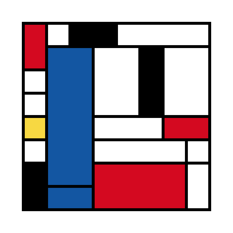 Mondrian squares #2