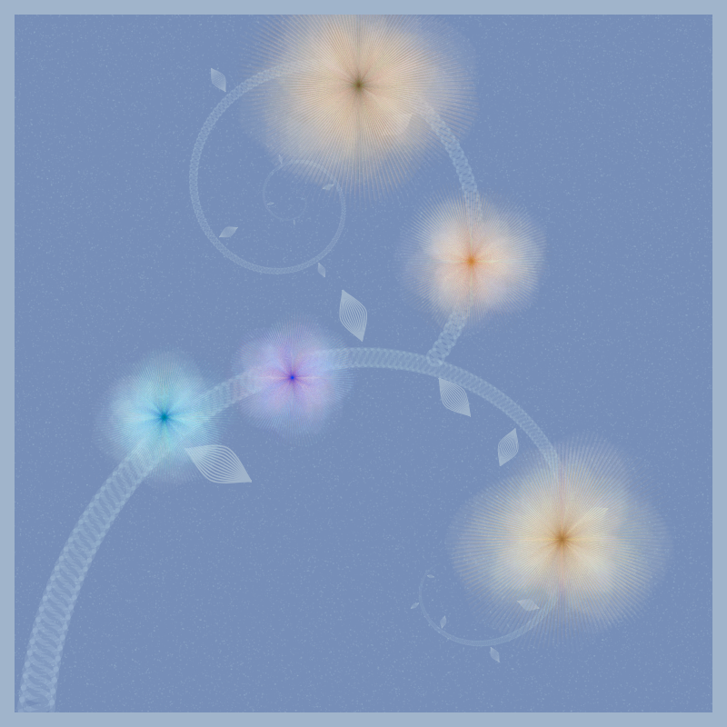 Fairy flower pattern #123