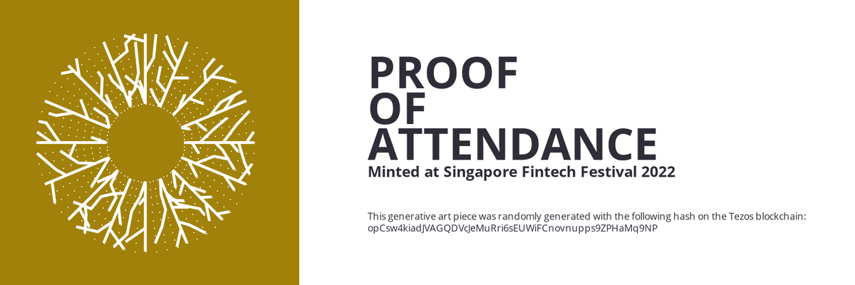 SFF2022 Proof of Attendance Token #116