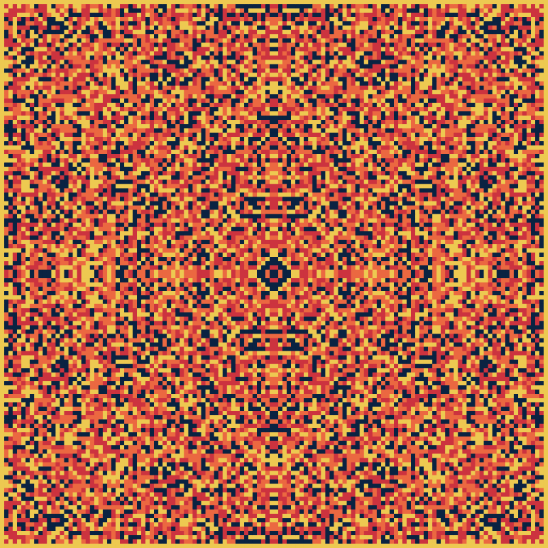 Pixel Mandala #83