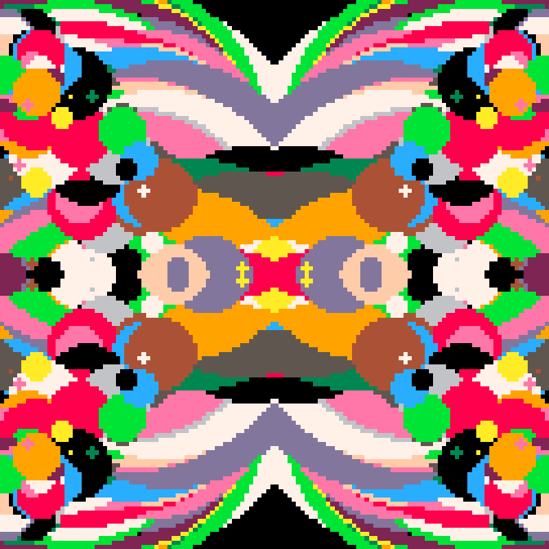 Rapid Psychedelic Inkblot Test Generator #35