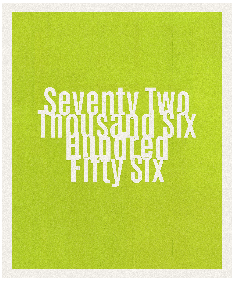 Count #72656