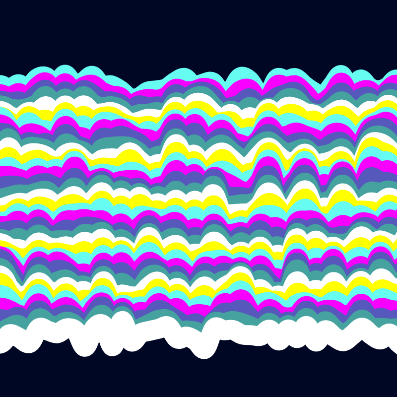 Mountains Waves and Valleys #27