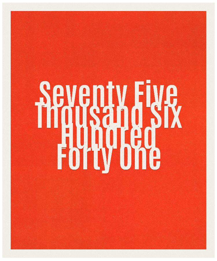 Count #75641