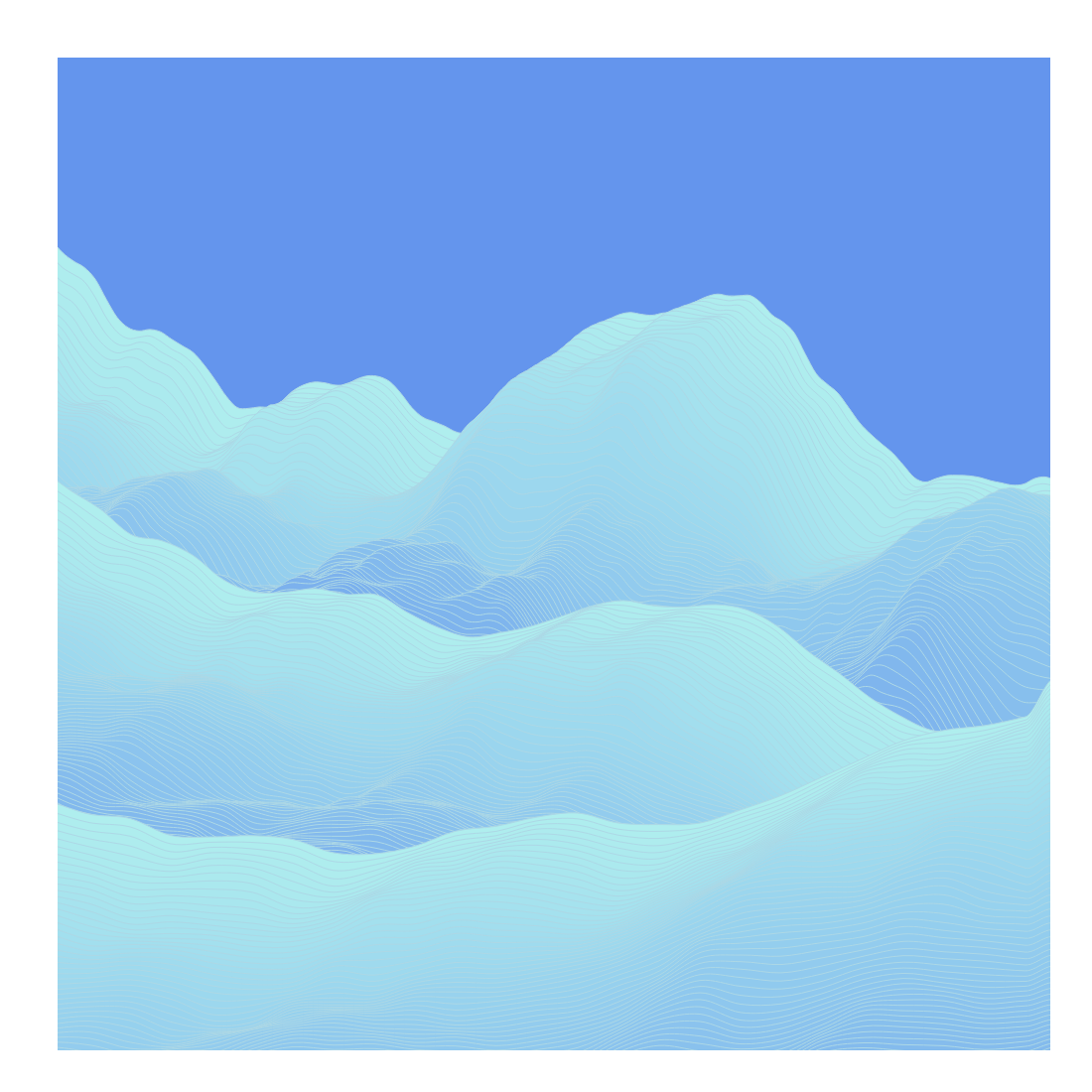 Random Mountain generative #12