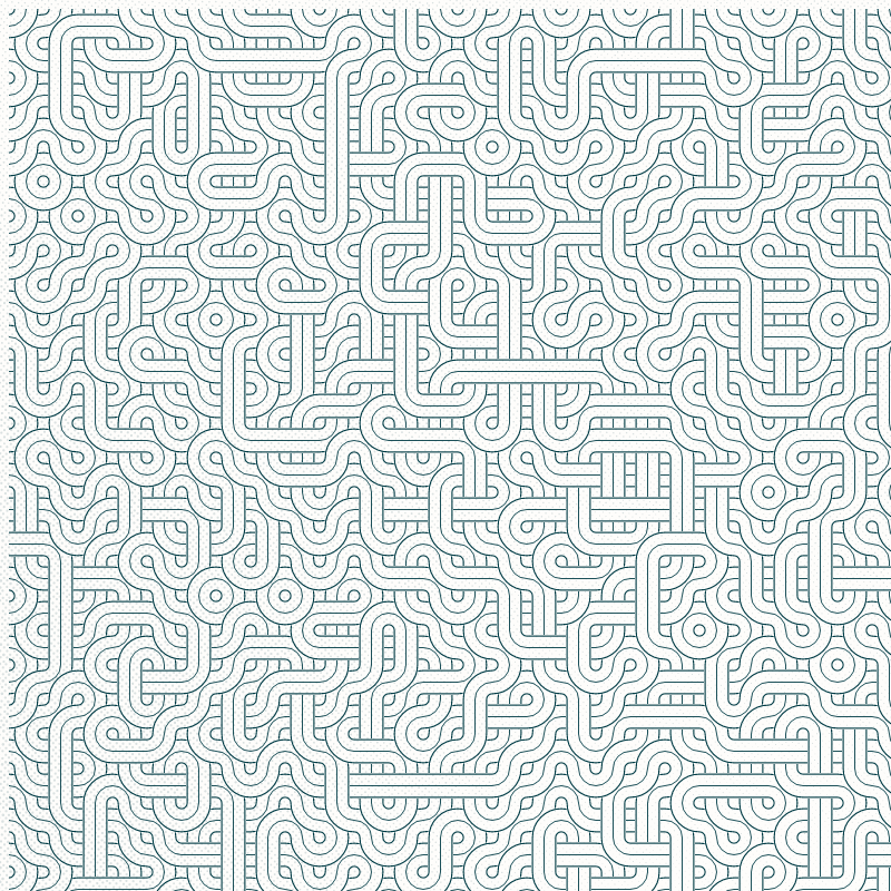 Dirty Interlaced Truchet Tiles #37