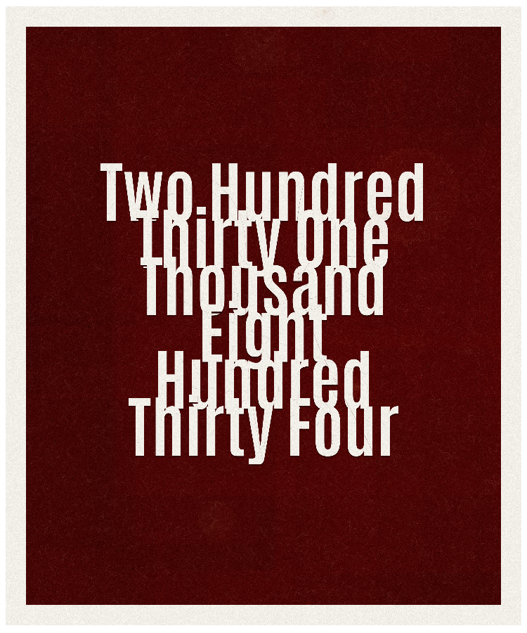 Count #231834