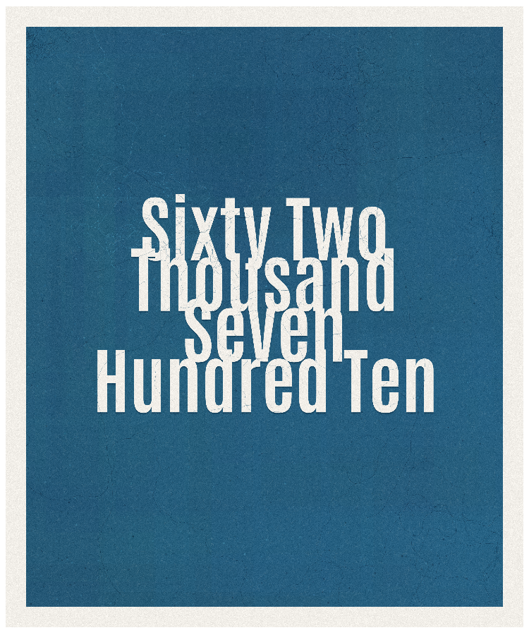 Count #62710