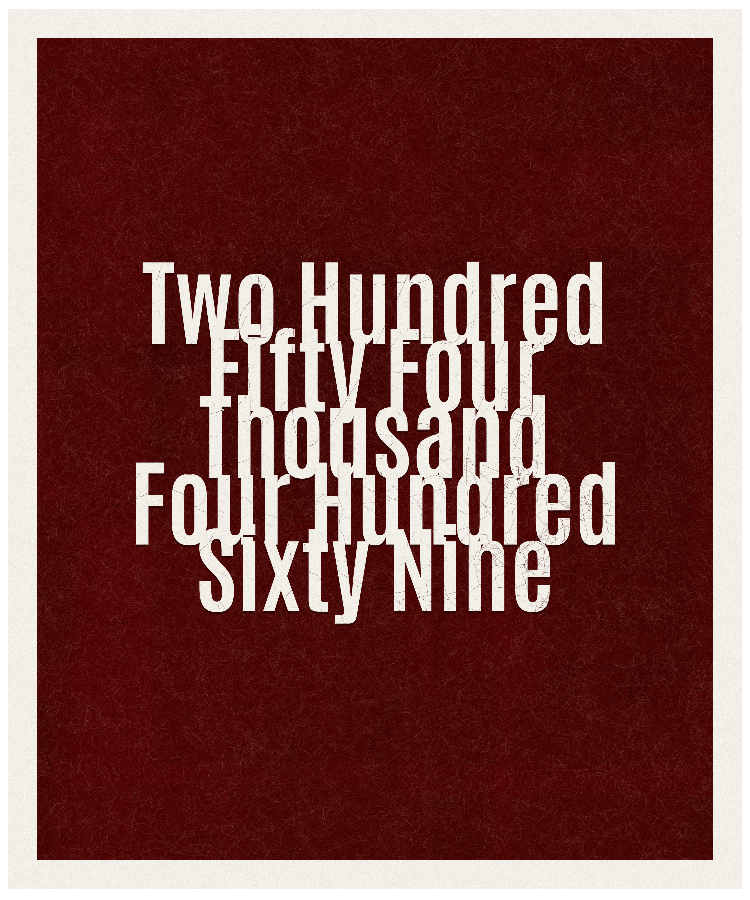 Count #254469