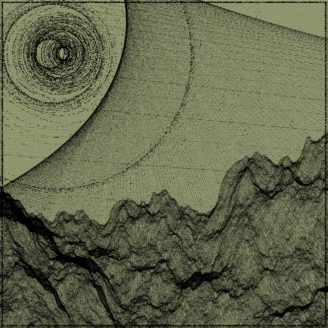 Surreal classic generative landscape #7