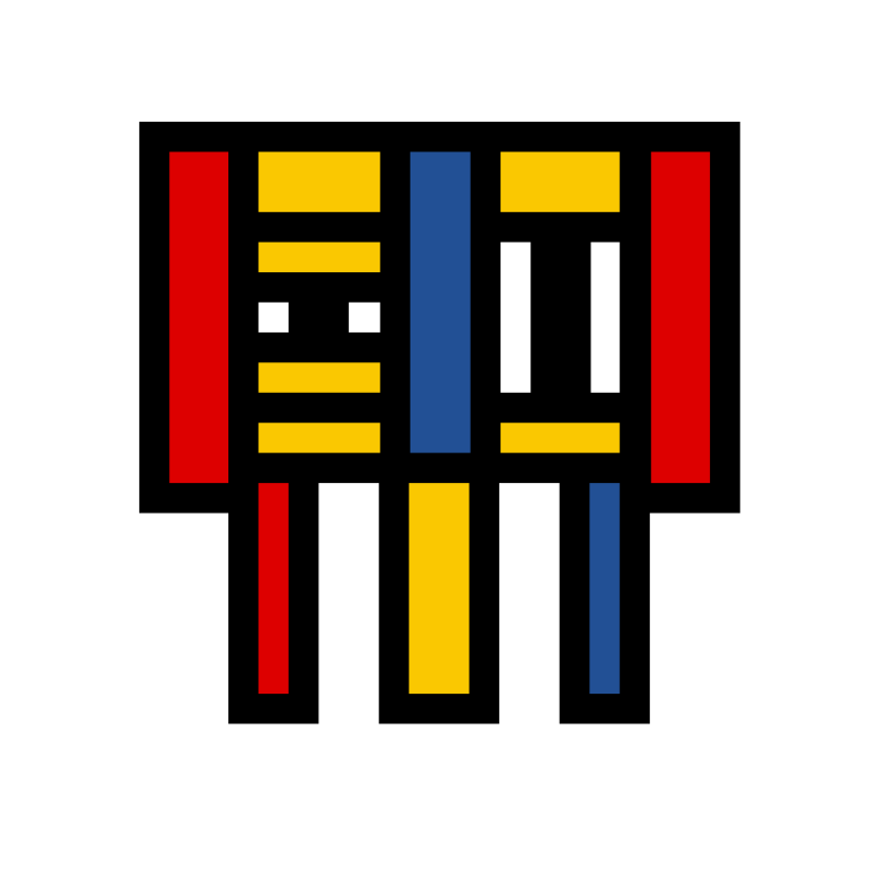 Piet Skulls #38