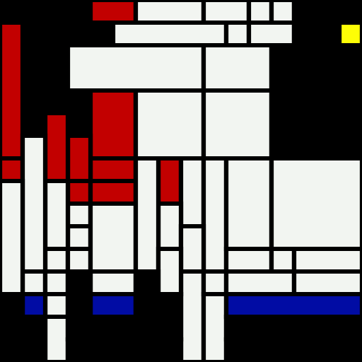 Mondrian Ticket  #17