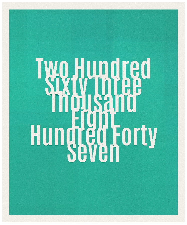 Count #263847