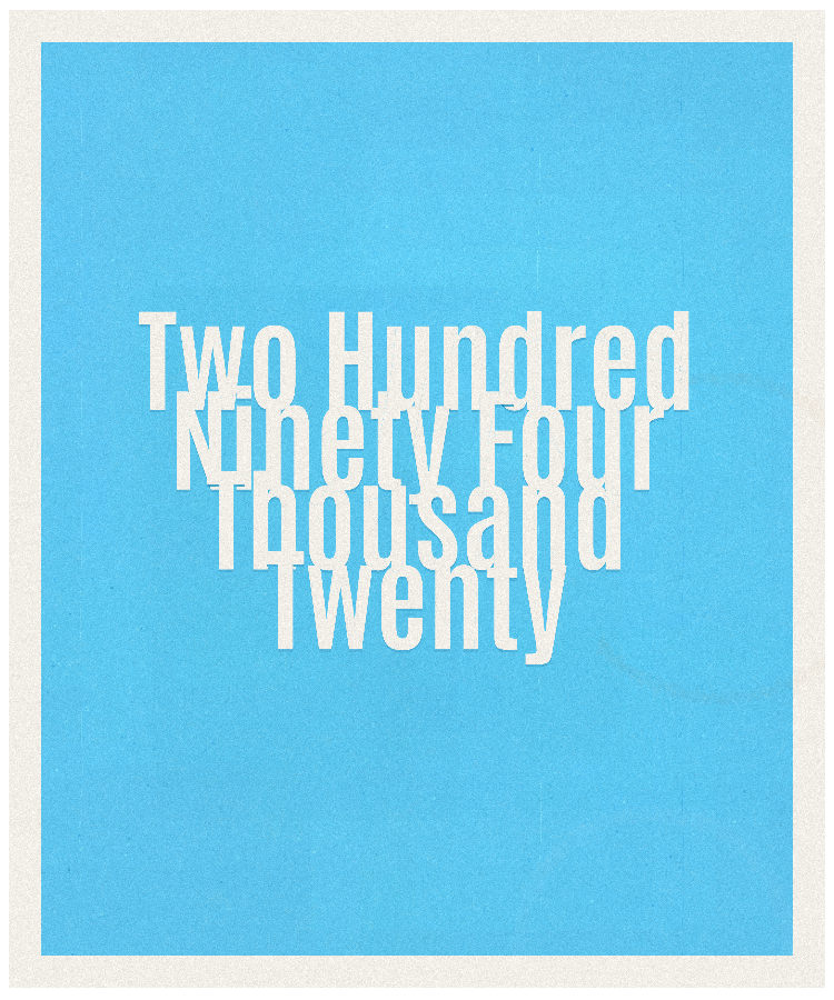 Count #294020