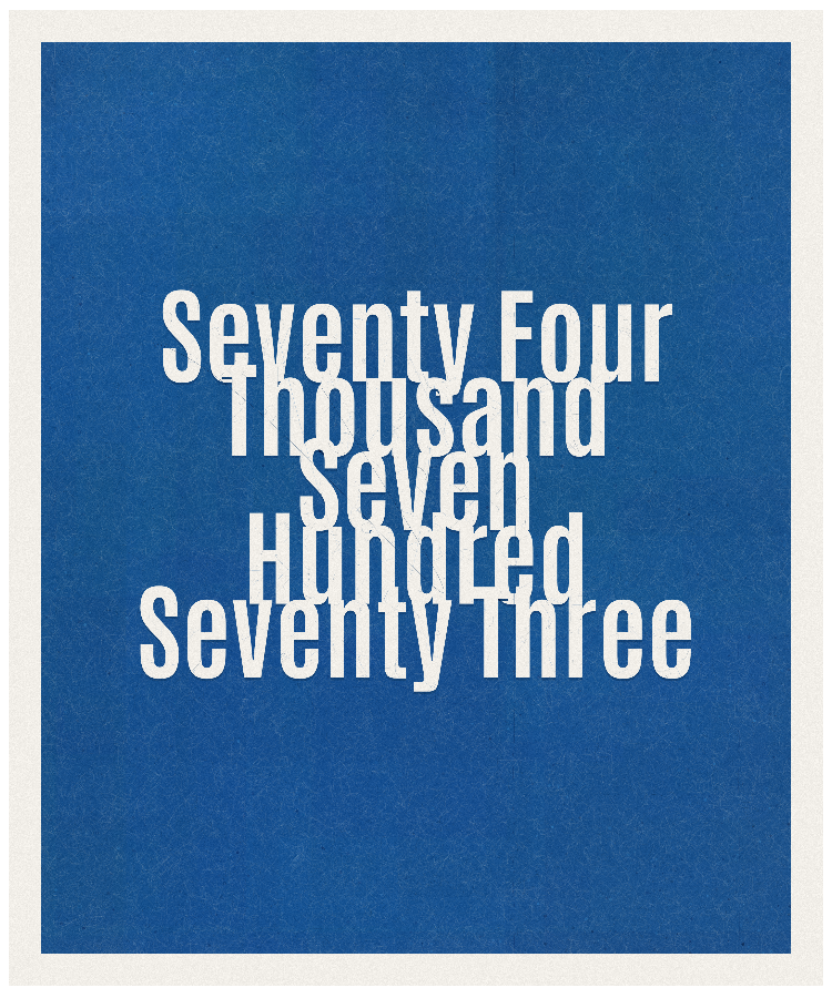 Count #74773