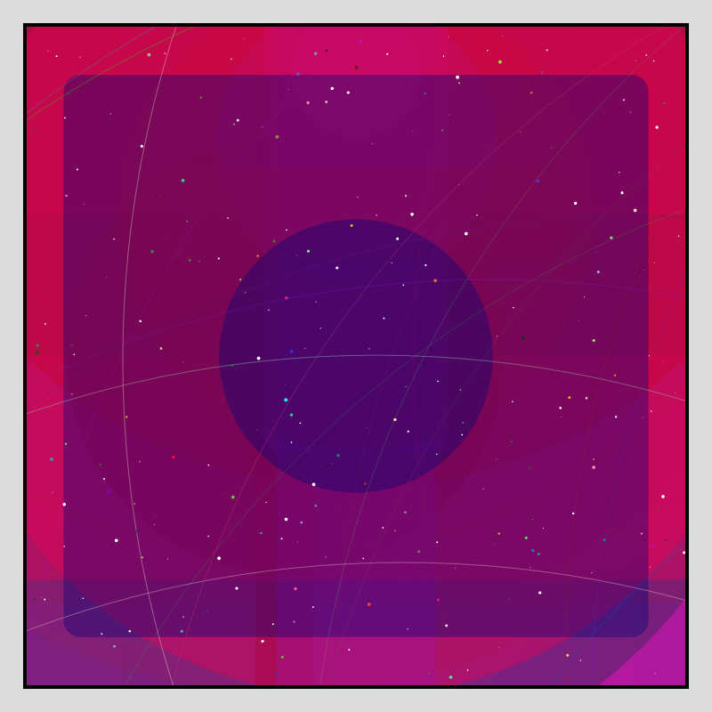 Color Field Starry B #256