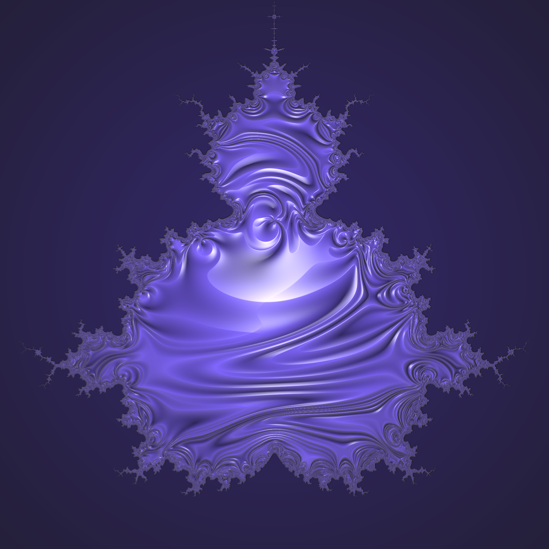 Warped Mandelbrot Fractal #20