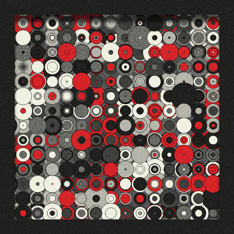 Red, Grey and Circles