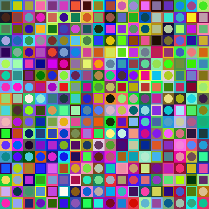 Square Dot Composition #197