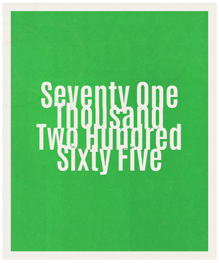 Count #71265