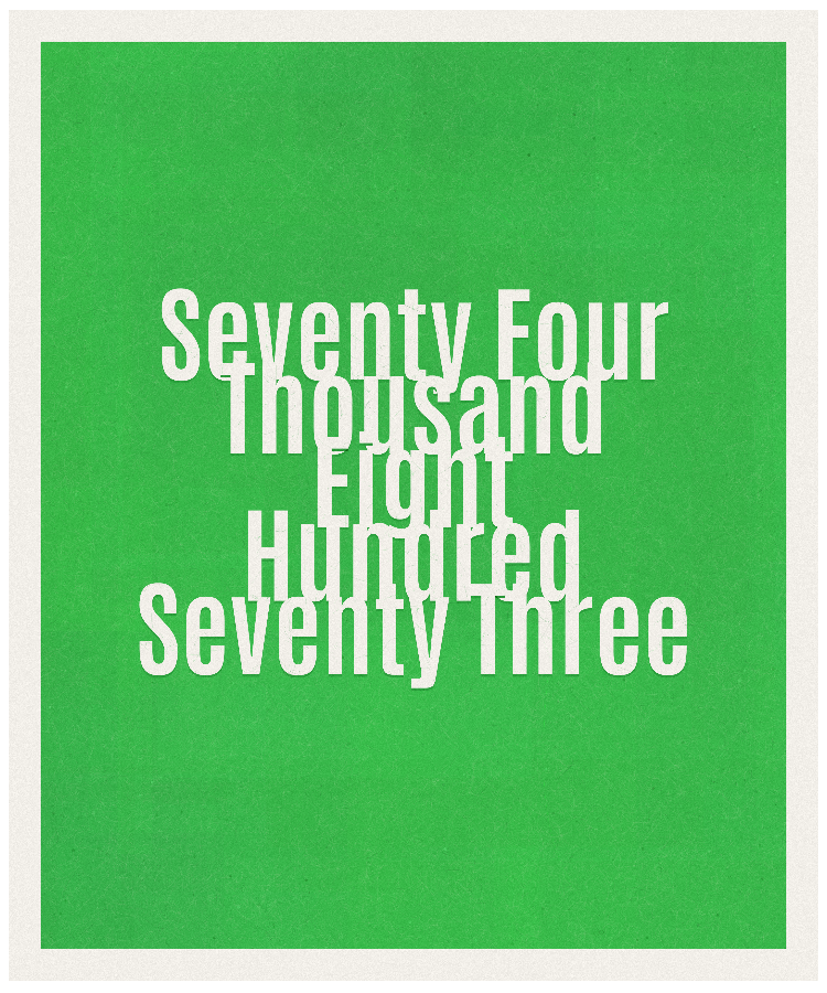 Count #74873