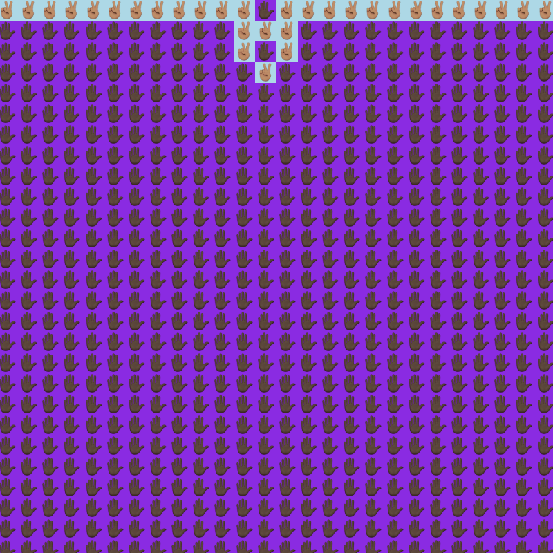 Elementary Cellular Emoji Automata #644