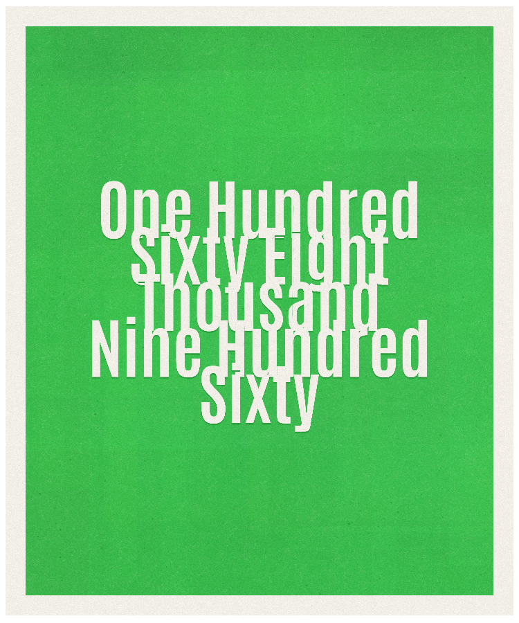 Count #168960