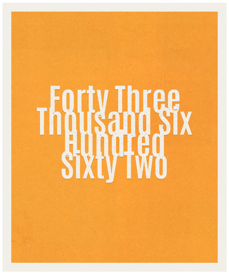 Count #43662