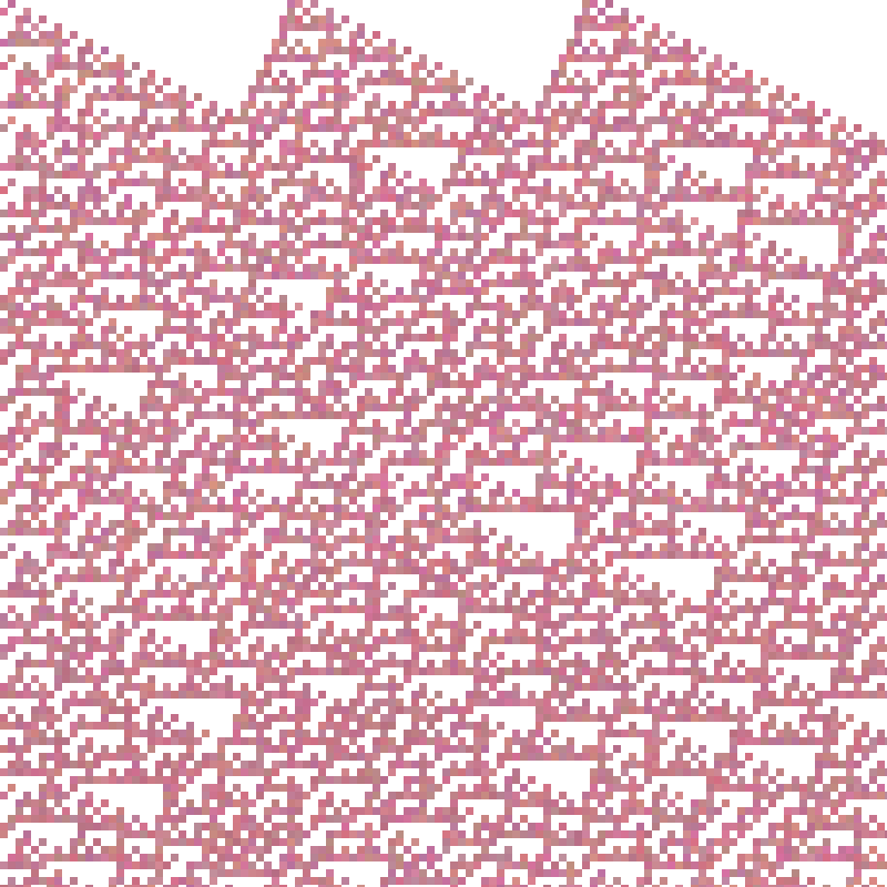 Colored Elementary Cellular Automaton #51