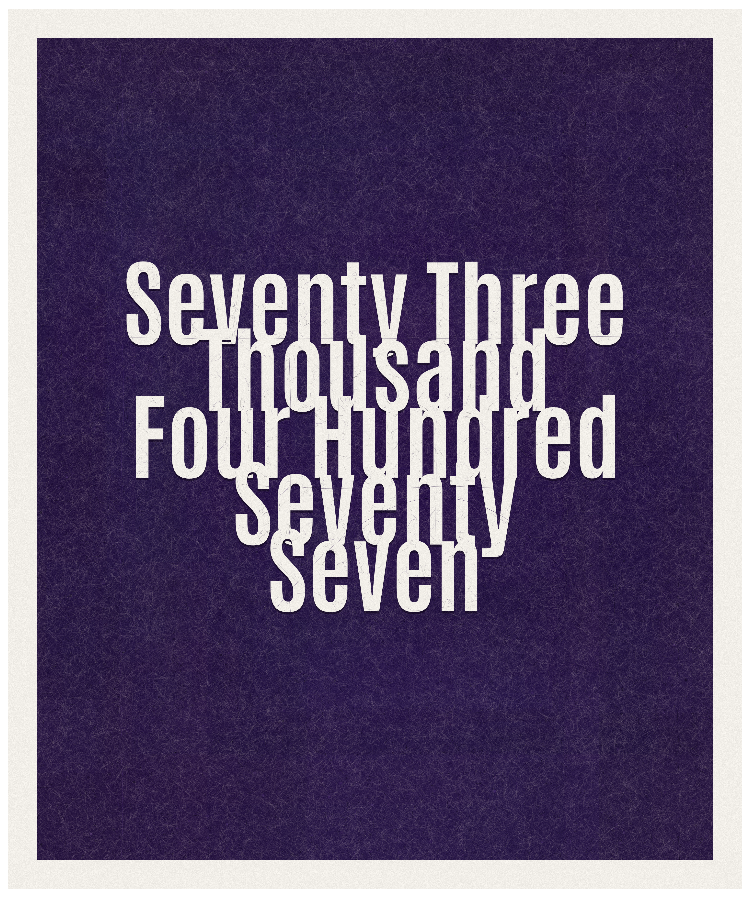 Count #73477