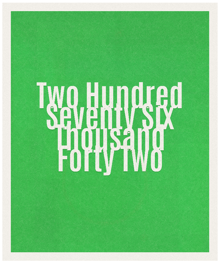 Count #276042