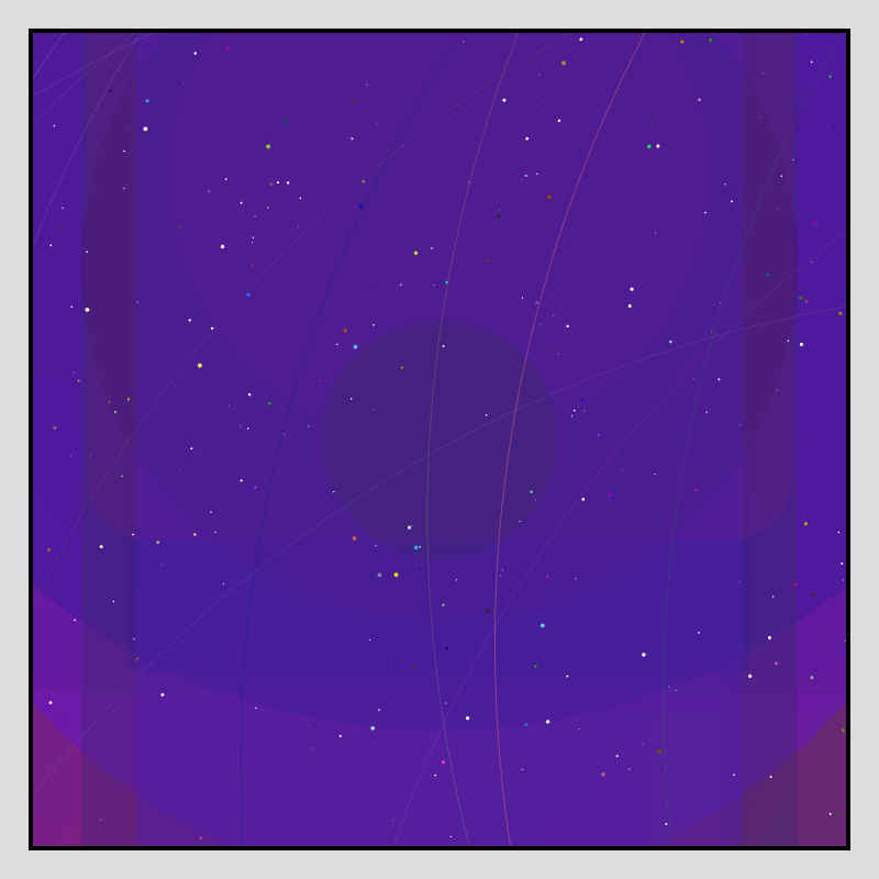 Color Field Starry B #166