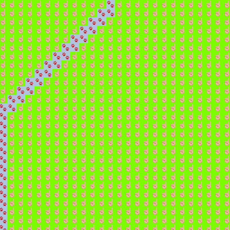 Elementary Cellular Emoji Automata #910