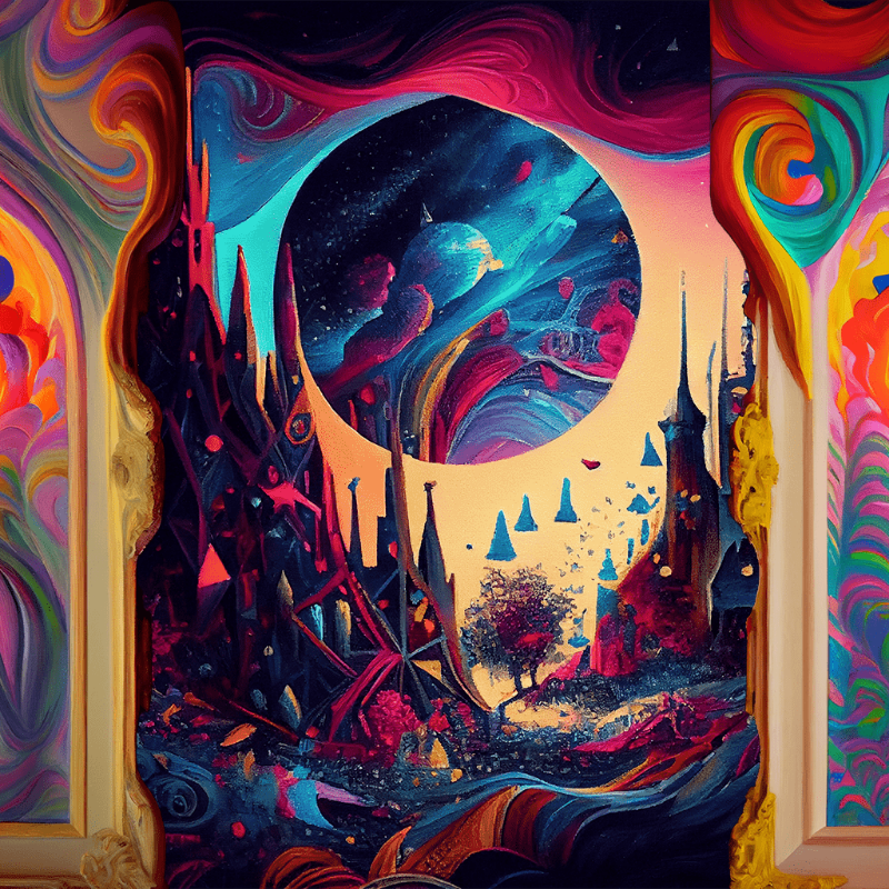 AI Psychedelic City #14