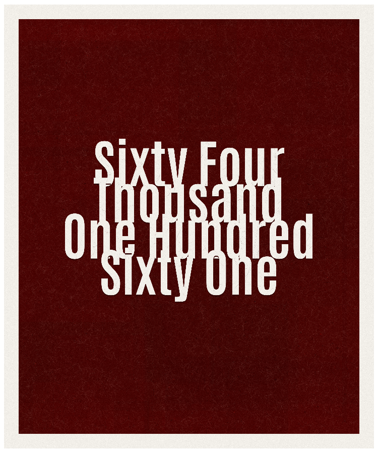Count #64161