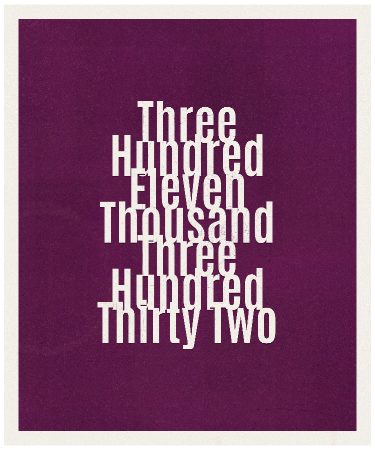 Count #311332