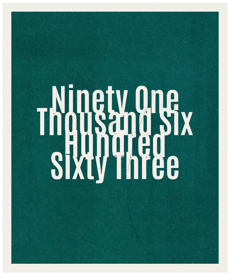 Count #91663