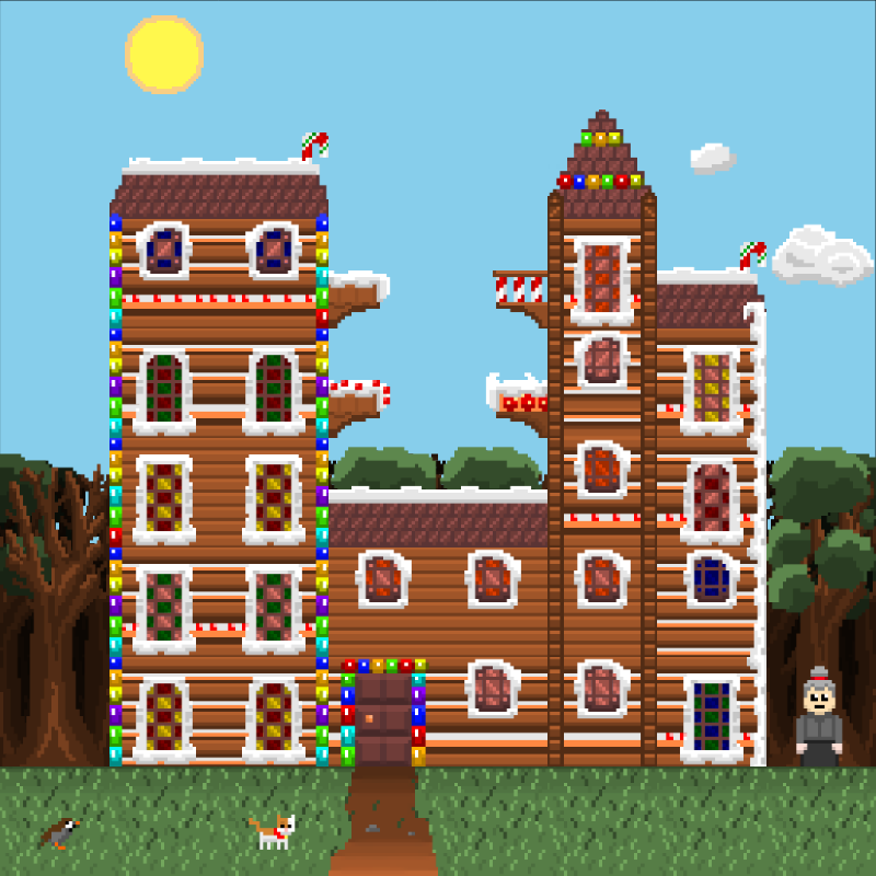 2D Mansion Candy House #58