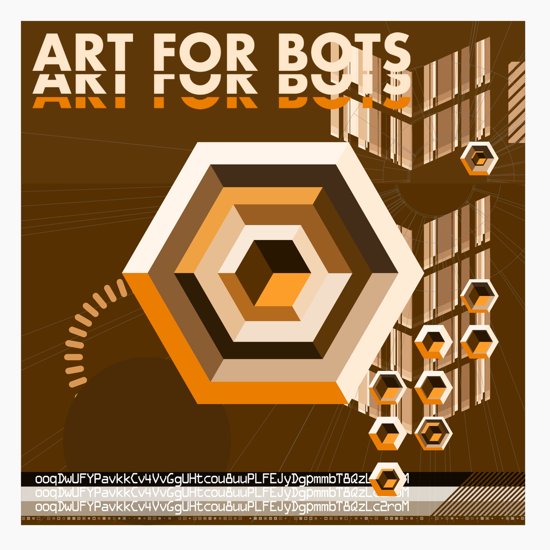 Hexagones - Art forBots forHumans forPrint #13