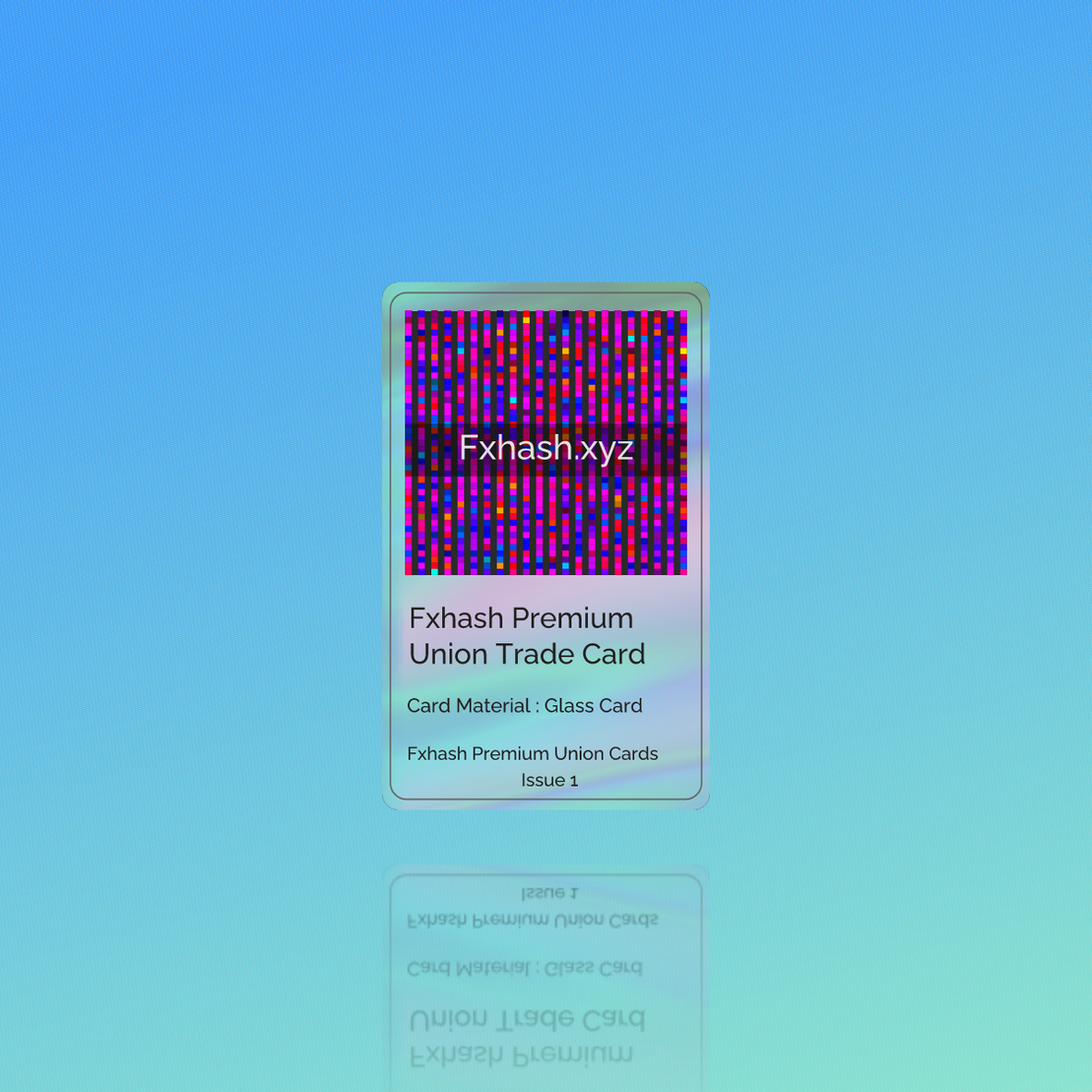 Fxhash Trade Cards #118