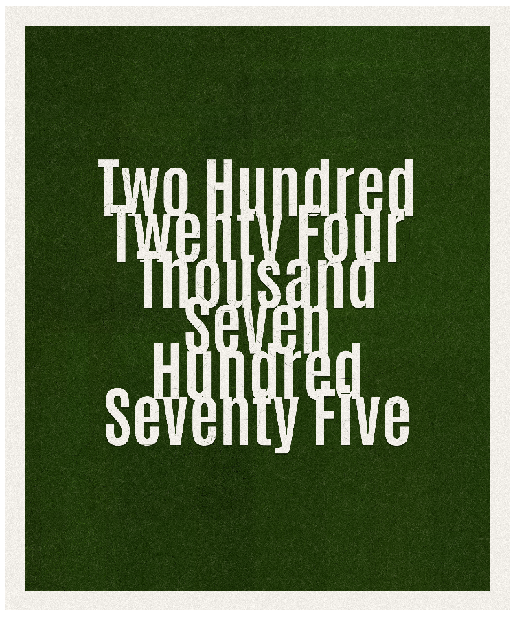 Count #224775