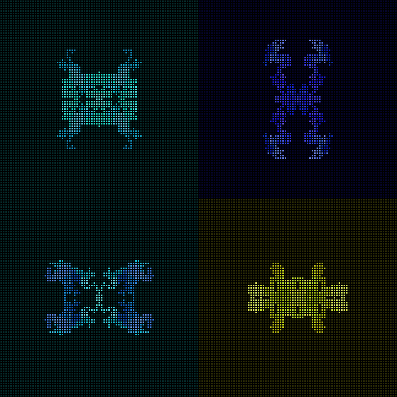 Dither Creatures 2x2 #55