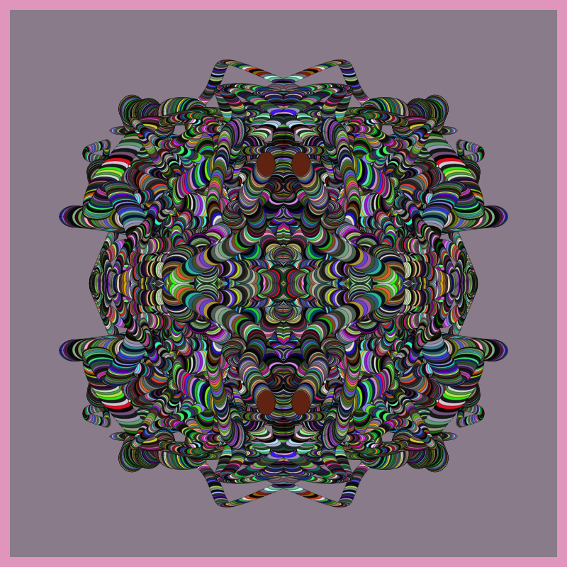 Symmetric Perlinized Ellipse #6