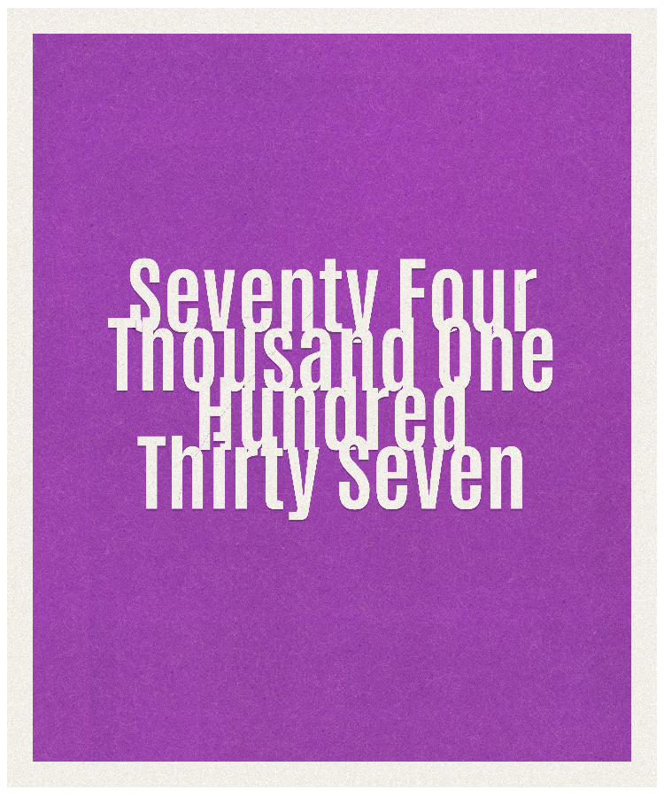Count #74137