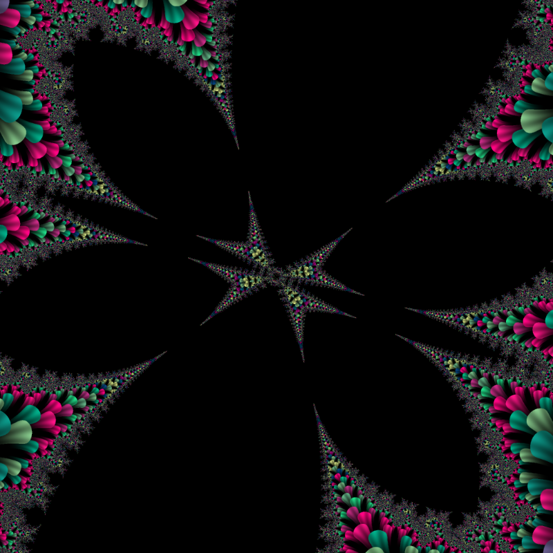 Fractal Flower #255