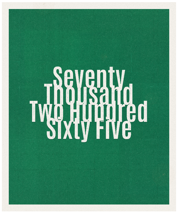 Count #70265