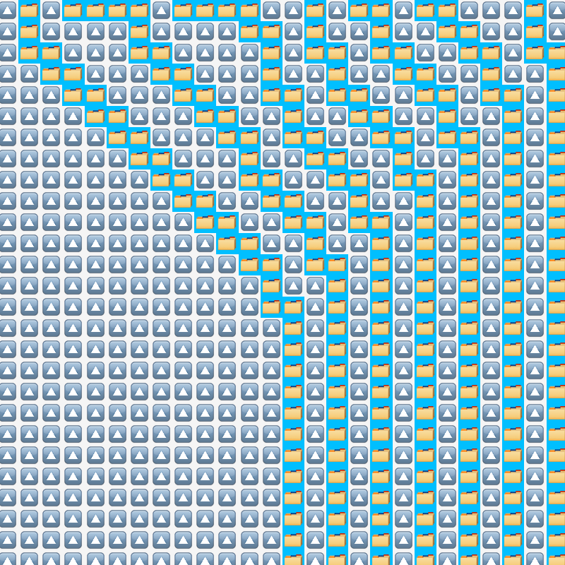 Elementary Cellular Emoji Automata #370